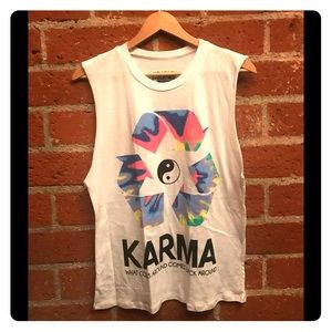 Jac Vanek Karma...what goes around, tee